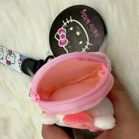 Hello Kitty Coin Purse Keychain & Mirror Keychain Bundle - Picture 5 of 7